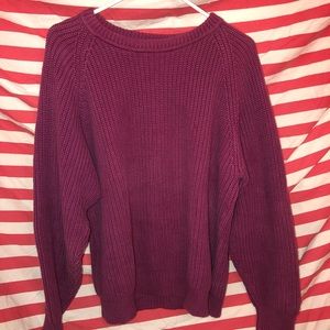 Vintage Eddie Bauer Mauve Knit Sweater